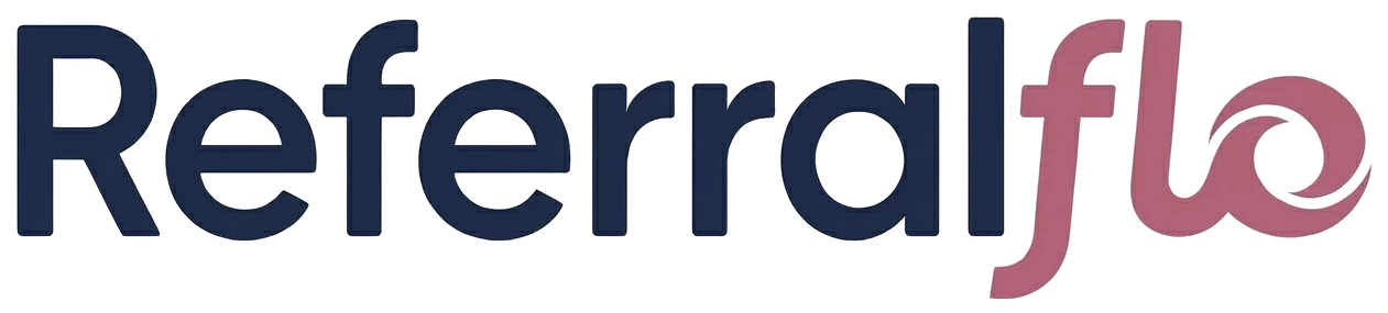 ReferralFlo Logo — light backgrounds